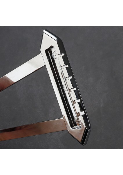 Gitar Aksesuarları Için Ayarlanabilir Yüksekliğe Sahip Yuvarlak Gümüş Caz Gitar Köprüsü (Yurt Dışından)