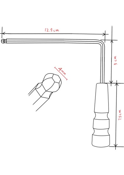 Gitar Kafes Çubuk Hex Anahtar Seti Gitar Onarım Aracı Kiti Anahtar Ayar Çubuk Anahtarı (Yurt Dışından) modelleri