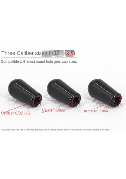 Siyah 20PCS Metrik M3.5/m4 Gitar 3 Yol Toplu Anahtarı Uçacı Düğmeleri Gitar Anahtarı Kapağı (Yurt Dışından) fiyatları