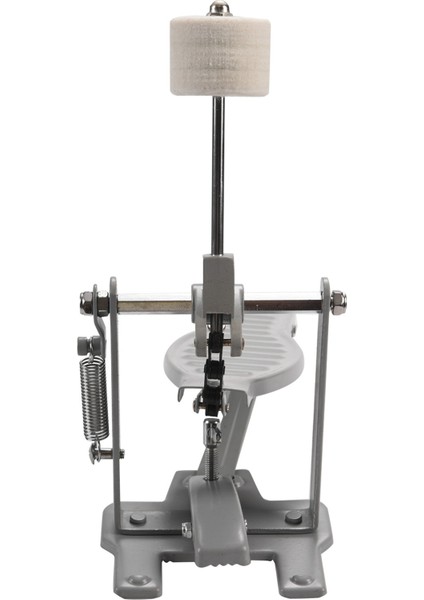 Alüminyum Alaşım Tek Yay Bas Çocuklar Davul Pedalı Ayarlanabilir Inme Yün Çırpıcı Perküsyon Yedek Aksesuarlar Gümüş (Yurt Dışından)