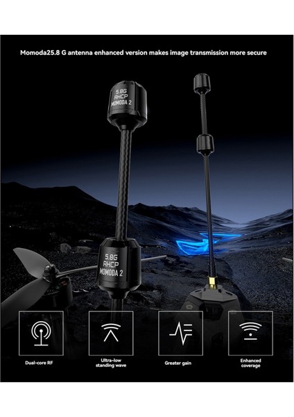 5.8g Çift Anten 5.65GHZ Fpv Drone Quadcopter Freestyle Aksesuarları Için Sma Çift Çekirdekli Rf Ultra-Low Vswr Dıy Rc Parçaları (Yurt Dışından) modelleri