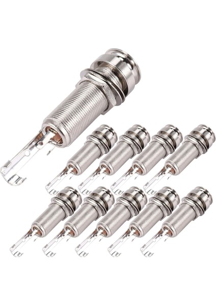 10PCS Gitar Pikap Endpin Çıkışı Jak Nikel Kayış Kilit Krom (Yurt Dışından) fiyatları