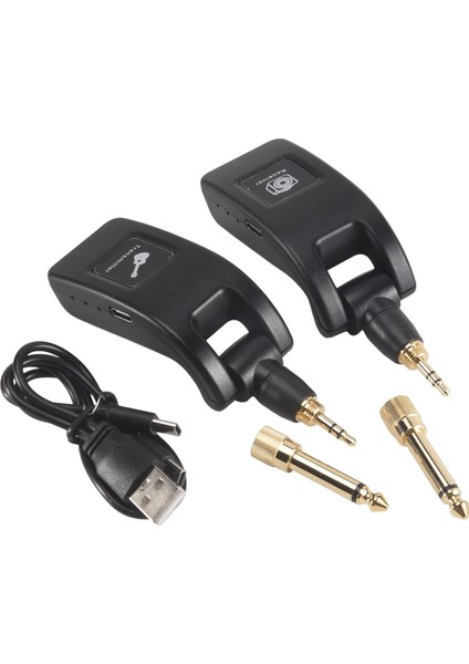 Gitar Kablosuz Sistemi Ses Verici Alıcı Elektro Gitar Bas Için USB Şarj Edilebilir Kablosuz Sistem (Yurt Dışından)