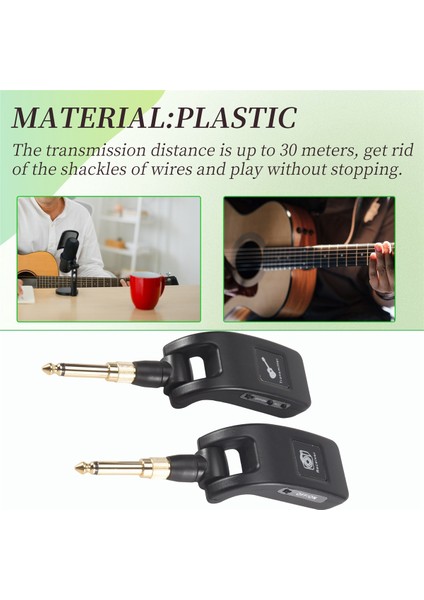 Gitar Kablosuz Sistemi Ses Verici Alıcı Elektro Gitar Bas Için USB Şarj Edilebilir Kablosuz Sistem (Yurt Dışından) indirimleri