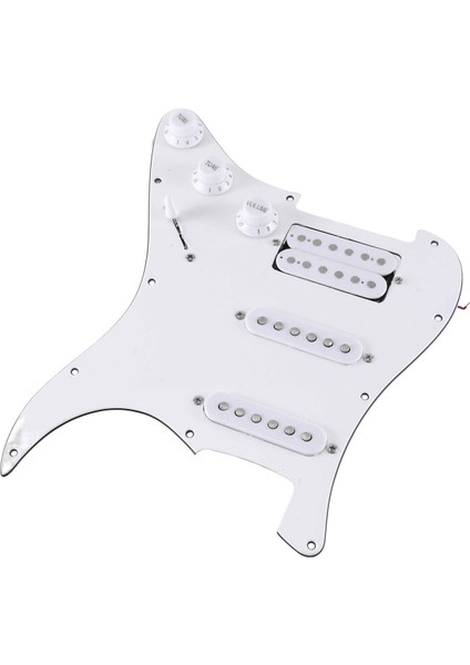 Sq Sq Electıce Gitar Yüklü Önceden Kablolanmış Elektro Gitar Pickguard Pikap Montajı Beyaz Düzenli (Yurt Dışından) fırsatları