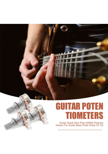 Gitar Küçük Boyutlu Saksılar Gitar Bas Parçaları Için A500K Potansiyometreler (10 Paket) (Yurt Dışından) fırsatları
