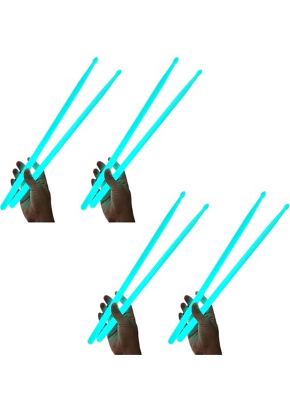 Floresan Davul Çubuğu 5A Aydınlık Davul Çubuğu Naylon Davul Çubuğu Aydınlık Davul Çubuğu Mavi (Yurt Dışından) fırsatları