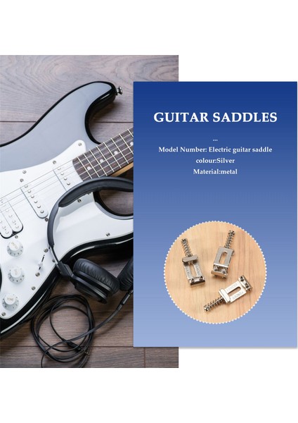 6 Roller Köprü Çekme Ipi Kodu Elektro Gitar Eyer Stratocaster Telecaster Elektro Gitar Aksesuarları Gümüş (Yurt Dışından) fırsatları