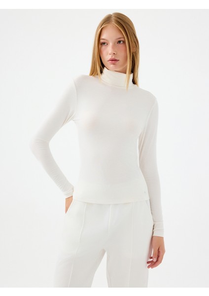 Slim Fit Kadın Bluz U.kol