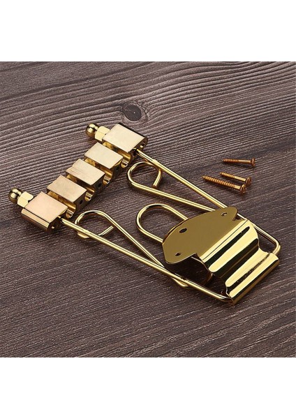 4 Dize Trapez Kuyruk Parçası Gitar Köprüsü Jazz Archtop ile Uyumlu Vidalı Elektro Gitar (Yurt Dışından) modelleri