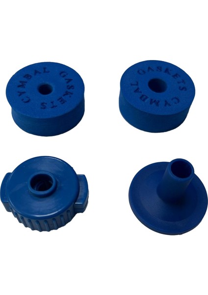 Mavi Zil Koruma Pamuk Keçe Sünger Ped Zil Çıtır Serbest Bırakma Kapağı Hızlı Serbest Bırakma Davul Set Aksesuarları (Yurt Dışından)