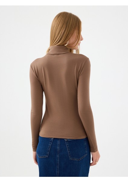 Slim Fit Kadın Bluz U.kol