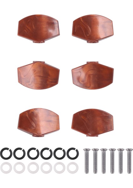 6 Pcs/set Gitar Tupıng Peg Düğmeleri, Ayar Pegs Knobs Makine Başlıkları Gitar Için Düğmeler (Yurt Dışından) indirimleri