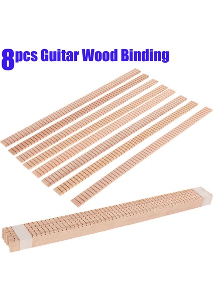 8pcs Gitar Şeritleri Luthier Purfling Bağlayıcı Market Kakmı Ahşap Diy Guitars Dekoratif Aksesuarlar Içme Şeridi (Yurt Dışından) modelleri