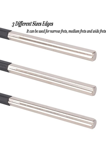 Gitar Fret Taçlandırma Dosya Aracı Dar/orta/geniş 3 Kenarlı Gitar Onarımı ve Luthier Araçları (Yurt Dışından) fiyatları