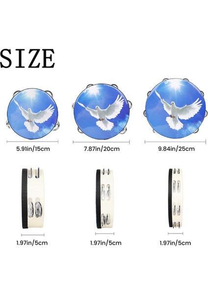 6 8 10 Inç El Çanları Davul Seti Çocukları Perküsyon Enstrümanı Dans Palmiye Davul Kiti (Yurt Dışından) modelleri