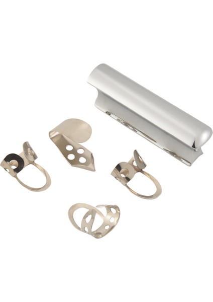 Paslanmaz Çelik Gitar Slayt Tonu Çubuğu Dobro, Kucak Çelik Gitar, Hawai Gitar, Elektro Gitar Aksesuarları, Gümüş (Yurt Dışından)