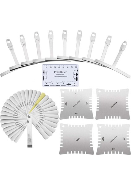 Gitar Ölçüm Aracı Setleri Gitar Aracı Aksesuarları Müzik Enstrümanı Onarım Kitleri (Yurt Dışından)