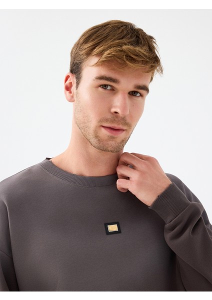 Loose Fit Erkek Sweatshirt