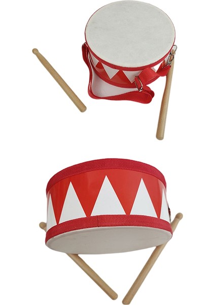 Davul Trampet Çocukları Perküsyon Oyuncakları Çocuk Enstrüman Çocukları El Ahşap 8 Inç Ritim Alet Seti (Yurt Dışından) fiyatları