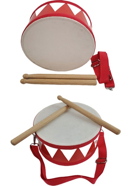 Davul Trampet Çocukları Perküsyon Oyuncakları Çocuk Enstrüman Çocukları El Ahşap 8 Inç Ritim Alet Seti (Yurt Dışından) indirimleri