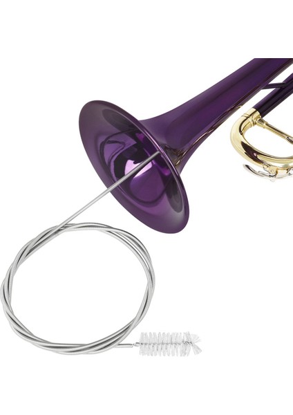 3pcs Fransız Boynuz Trombon Trompet Temizleme Seti Paslanmaz Çelik Naylon Fırça Müzik Aleti Temizleme Fırçası (Yurt Dışından) fırsatları