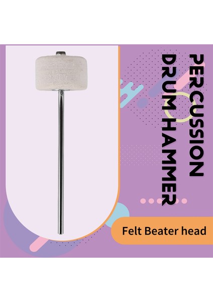 Slade Yeni Bas Tekme Davul Çırpıcı Perküsyon Davul Çekiç Için Pedal Çırpıcı Kafası Keçe (Yurt Dışından) fırsatları
