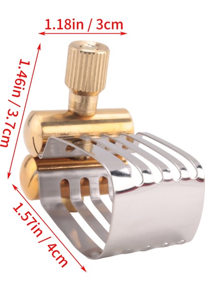 Tiz Saksafon Kelepçe Enstrüman Ağızlık Ligatür Klips Sax Head Clip Saksafon Parça Sakslık Ligatür (Yurt Dışından) indirimleri