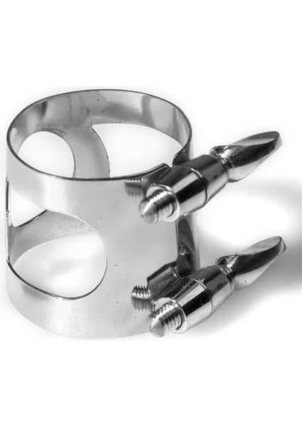 Alto Sax Ligature Harfaner Çift Vidalar Saksafon Ağızlık Için Pirinç Ligatür, Gümüş (Yurt Dışından) fiyatları