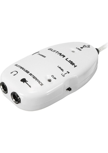 6.3mm Jack - USB Gitar Bağlantı Kablosu Adaptör Gitardan Pc Gitar Kayıt Oynatma Gitar Efektleri Kablosu USB Gitar Adaptörü (Yurt Dışından) modelleri