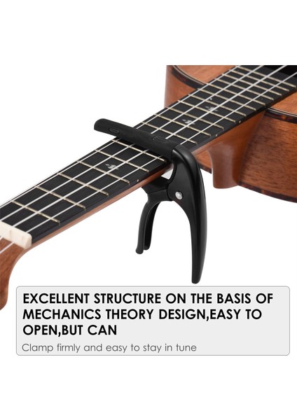 Akustik Gitar Capo Profesyonel Gitar Tonu Değiştirici Akustik Elektro Gitarlar Için Gitar Seçimi Ukulele Mandolin B (Yurt Dışından) fırsatları
