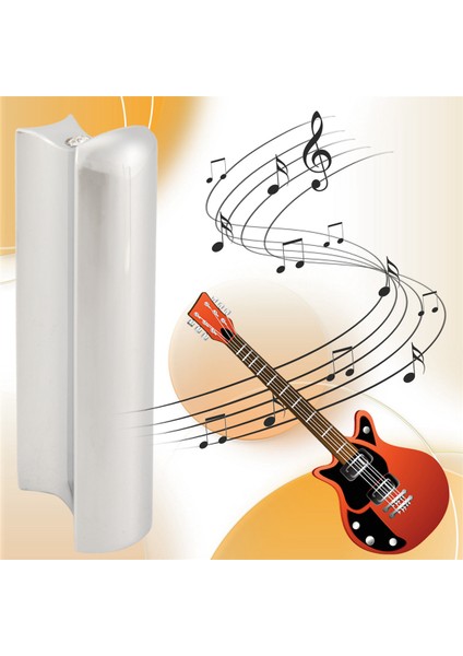 Paslanmaz Çelik Gitar Slayt Tonu Çubuğu Dobro, Kucak Çelik Gitar, Hawai Gitar, Elektro Gitar Aksesuarları, Gümüş (Yurt Dışından) fırsatları