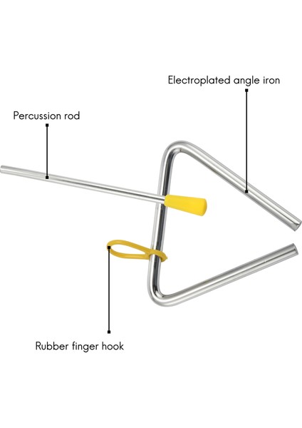 Müzik Üçgen Enstrüman Seti, El Perküsyon Üçgen Çocuk Müzik Enstrümanı Forvet 3 Paket Üçgen 4 Inç (Yurt Dışından) modelleri