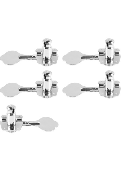 5pcs Gitar Aksesuar Vintage Açık Bas Gitar Ayarlama Tuşları Pegs Makine Başlıkları Tunerler 5 Dizeler Için Siyah 1L4R Bas Gümüş (Yurt Dışından) fiyatları