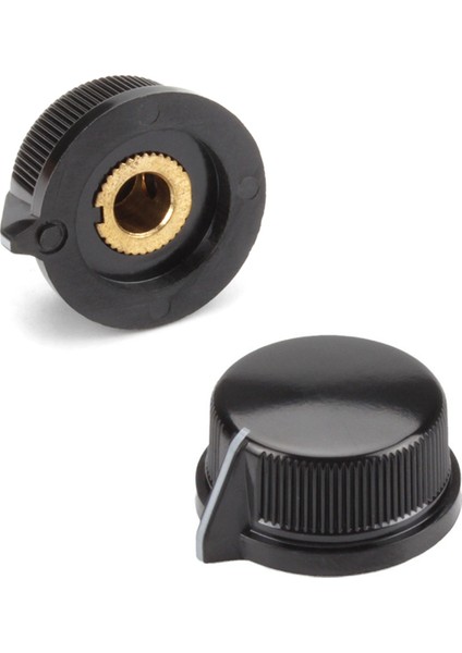 30PCS 6.35MM Şaft Pirinç Içi Set Vidalı Gitar Pedal Efektleri Kontrol Amp Düğmesi Gitar Aksesuarları Siyah (Yurt Dışından) indirimleri