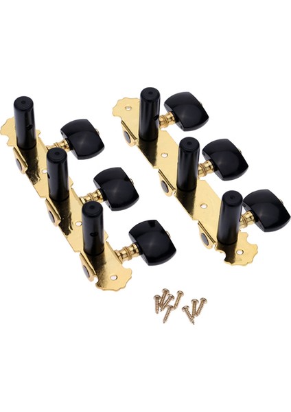 AOS-020B3P 1 Çift Altın Kaplamalı 3 Makine Üst Klasik Gitar Dizesi Ayarlama Anahtarları Pegs (Yurt Dışından) fırsatları