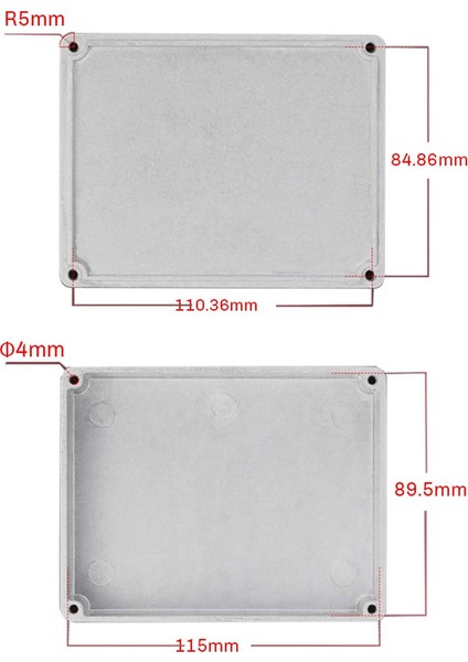 3pcs 1590BB Guitar Pedal Muhafazası Alüminyum Diecast Stomp Kutusu Kılıfı Geçiş Anahtarı Kutusu 120X94.5X34MM (Yurt Dışından) indirimleri
