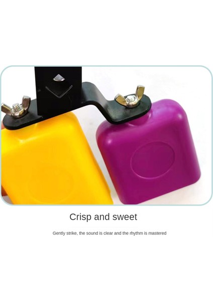Çift Sambago Bell Latin Müzik Sarı Mor Cowbell Yüksek Düşük Ses Knocker Davul Perküsyon Enstrüman Parça Aksesuarları (Yurt Dışından) fiyatları