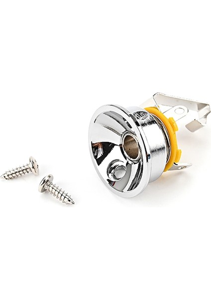 6.35MM 1/4inch Socet Jack Plaka Tutucu Telecaster Elektrik Gitar Parçaları (Yurt Dışından) fiyatları
