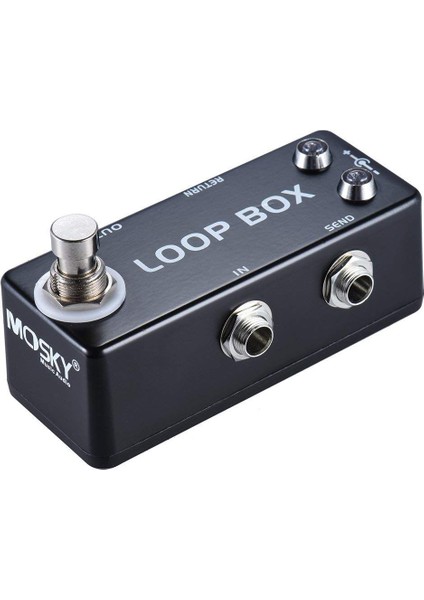 Mosky Mini Gitar Etkisi Pedal Döngüsü Kutusu Anahtarı Kanalı Seçimi Gerçek Baypas (Yurt Dışından) fırsatları