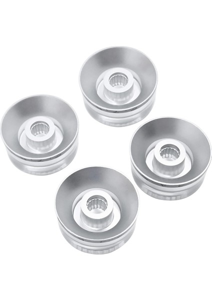 4pcs Les Paul Lp Tarzı Bas Elektro Gitar Parçaları Için Hacim Tonu Hız Kontrol Düğmeleri, Şeffaf Gümüş (Yurt Dışından) fiyatları