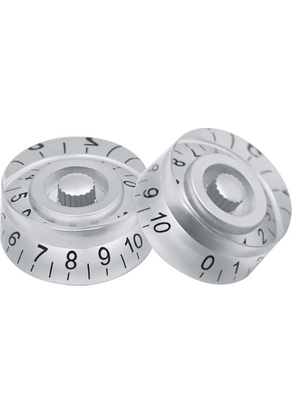 4pcs Les Paul Lp Tarzı Bas Elektro Gitar Parçaları Için Hacim Tonu Hız Kontrol Düğmeleri, Şeffaf Gümüş (Yurt Dışından) indirimleri