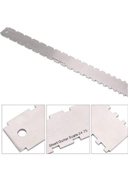 Gitar Bas Boyun Çentik Düz Kenar Perdesi Rocker String Cetvel Luthier Alet Seti (Yurt Dışından) modelleri