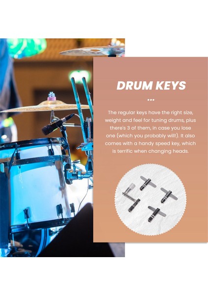 Drum Keys 4 Paket Davul Ayarlama Anahtarı Sürekli Hareket Hızı Anahtar Tuşu Anahtarları Davulcular Için Parçalar (Yurt Dışından) fırsatları