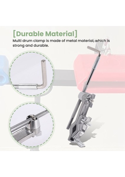 Drum Uzatma Klibi Hızlı Serbest Bırakma Montaj Aksesuarları Evrensel Destek Standı Cowbell Montaj Braketi Davul Kelepçe (Yurt Dışından) indirimleri