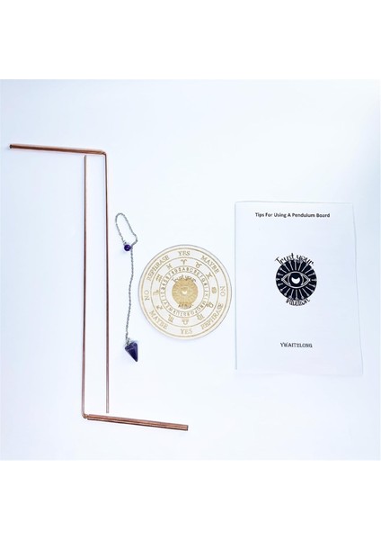 Bakır Yolu Çubuk Seti ve Mat ve Kuvars Crystal Cadı Asası ile Sarkı Seti Kehanet Için (Yurt Dışından) fiyatları