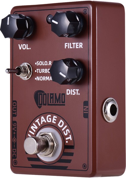 Dolamo D-11 Vintage Distorsiyon Gitar Etkisi Hacim Filtresi ve Distorsiyon Kontrolü ile Elektro Gitar Aksesuarları (Yurt Dışından)