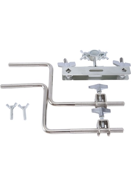 Davul Uzatma Kelepçesi Dul Cowbell Montaj Bas Dram Çoban Çevresi Çevresi Tutucu Çekirdek Zil Müzik Enstrümanı Perküsyon 2 Kafa (Yurt Dışından)