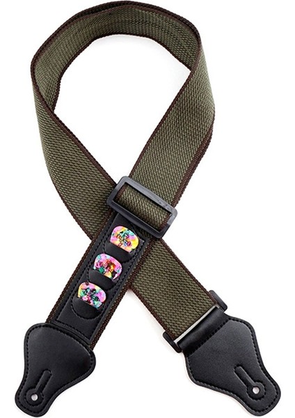 Saf Pamuklu Gitar Kayışı, Popüler Halk Gitar Kayışı, Çok Fonksiyonlu Kayış Siyah (Yurt Dışından) fırsatları