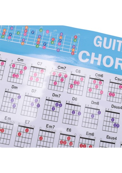 Akustik Gitar Uygulama Akorları Ölçek Grafik Gitar Akor Parmak Şeması Dersler Gitar Yeni Başlayanlar Için Müzik, L (Yurt Dışından) indirimleri